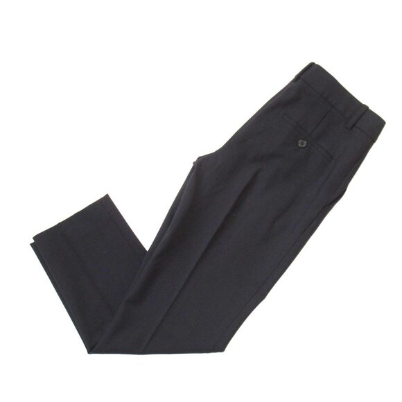 NWT Theory Treeca in Deep Navy Classic Suit Wool Stretch Ankle Pants 0 - Picture 4 of 4